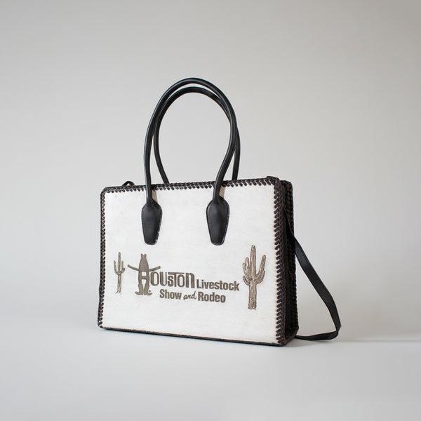 Sandy Rodeo Genuine Hair On Leather Tote Bag