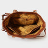 Magnolia Rodeo Genuine Leather White Embroidered Tote Bag