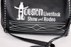 Midnight Rodeo Black Grain Leather Duffel Bag