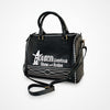 Midnight Rodeo Black Grain Leather Duffel Bag