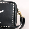 Midnight Rodeo Black Grain Leather Crossbody Bag
