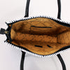 Midnight Rodeo Black Genuine Leather Tote Bag