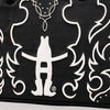 Midnight Rodeo Black Genuine Leather Tote Bag