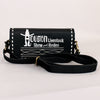 Midnight Rodeo Black Bootstitch Grain Leather Crossbody Bag