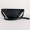 Midnight Rodeo Black Bootstitch Grain Leather Fanny Pack