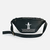 Midnight Rodeo Black Bootstitch Grain Leather Fanny Pack