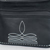 Midnight Rodeo Black Bootstitch Grain Leather Backpack