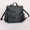 Midnight Rodeo Black Bootstitch Grain Leather Backpack