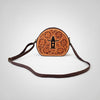 Legacy Rodeo Genuine Leather hand tooled Tooled canteen bag