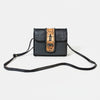 Laurel Rodeo Genuine Hand Tooled Black Leather Crossbody Bag