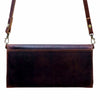 ADBGM112HP13 Hand-Painted LeatherWallet Crossbody Bag - Southwestern Desert Cactus & Sunflower Purse