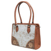 ADBGZ1077 American Darling Hand Tooled Leather Western Tassel Shoulder Satchel Bag