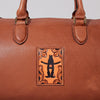 ADBGA1293HLSR American Darling Braided Genuine Leather Speedy Bag with Tooled Detail