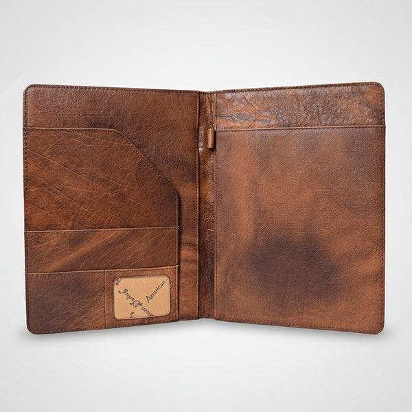 Legacy Rodeo Genuine Leather Hand Tooled Portfolio