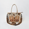 ADBGZ1101 American Darling Hair on Leather and Embroidered Tote Bag Western Purse