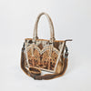 ADBGZ1101 American Darling Hair on Leather and Embroidered Tote Bag Western Purse
