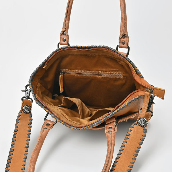 ADBGZ1102 American Darling Embroidered Genuine Leather Tote Bag Western Purse