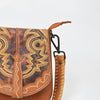 ADBGZ1104 American Darling Genuine Leather Crossbody Bag with Western Embroidery