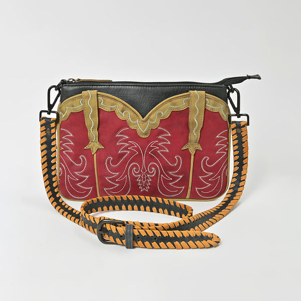 ADBGZ1107 Genuine Leather Embroidered Western Crossbody by American Darling