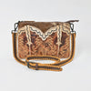 ADBGZ1109 American Darling Hair On Leather Western Embroidered Crossbody Bag