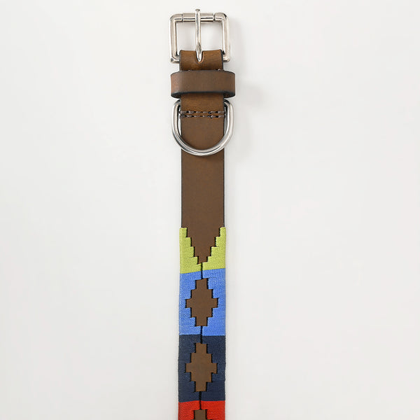 BEG104-Western Leather Dog Collar