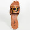 LC-ADFTE106A-10 Genuine leather sandal footwear flip flop