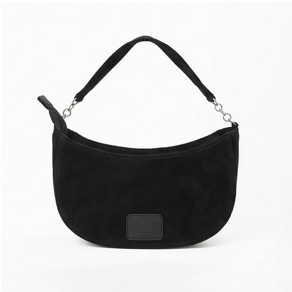 Official PRCA & NFR Licensed Collection® Premium Suede White Embroidered Western Shoulder Bag