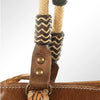 ADBG541 American Darling Hand Tooled Leather & Hair-On Cowhide Western Tote Bag
