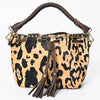 LC-ADBGM189B Bucket Genuine Western Leather Women Bag