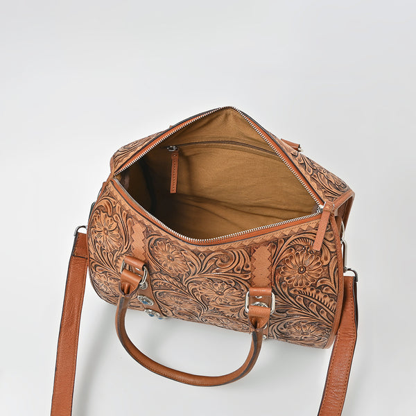 ADBGZ1006 American Darling Hand Tooled Leather Speedy Bag Western Handbag Purse