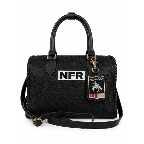 Official PRCA & NFR Licensed Collection®️Genuine Embossed Leather Speedy Bag