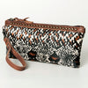 ADBG344 American Darling Hair On Hide Leather Western Style Wristlet Clutch Purse