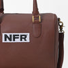 Official PRCA & NFR Licensed Collection®️ Brown Genuine Western Leather Speedy Bag