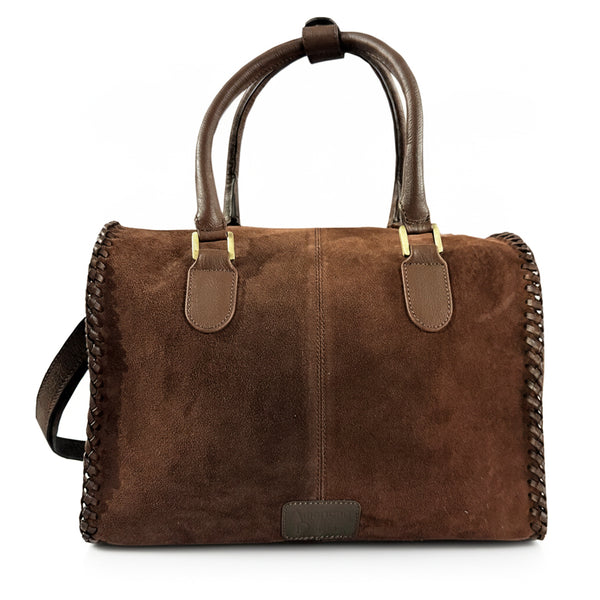 Official PRCA & NFR Licensed Collection®️ Western Suede Leather Speedy Bag