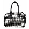 ADBGM1085 American Darling Hair On Hide Checkered Genuine Leather Speedy Satchel