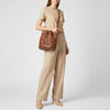 ADBGM784 Bucket Chain Strap Genuine Western Leather Women Bag