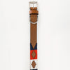 BEG107-Western Leather Dog Collar