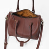 Official PRCA & NFR Licensed Collection®️ Brown Genuine Western Leather Speedy Bag