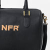 Official PRCA & NFR Licensed Collection®️ Black Genuine Western Leather Speedy Bag