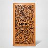 Official PRCA & NFR Licensed Collection®️ Classic Western Floral Tooled Wallet