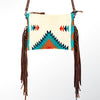 ADBG236 American Darling Saddle Blanket Boho Fringe Crossbody Bag