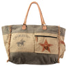 LC-KB412 Weekender Upcycled Canvas Ladies Bag