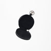 ADCHM110 American Darling Genuine Leather Black Round Coin Purse Bag Charm