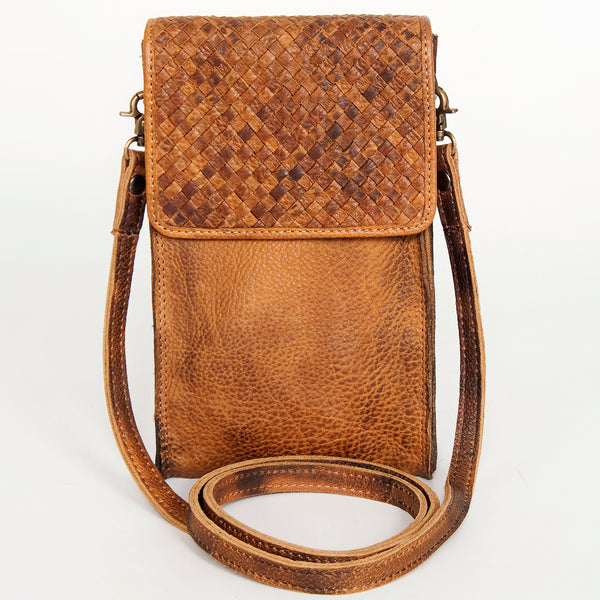 LC-NMBGM134 Cell phone Holder Genuine Western Leather Women Bag