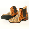 LC-ADFT169-9 Hand Tooled Genuine Western Leather Riding Ankle Boot