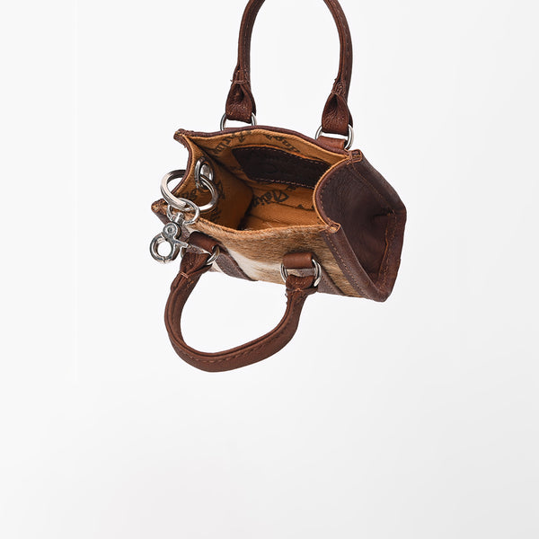 ADCHM109 American Darling Genuine Leather Mini Tote Bag Charm