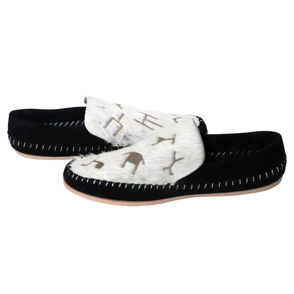 ADFT189 American Darling Hair On Hide & Genuine Leather Western Loafers