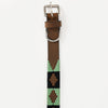 BEG101-Western Leather Dog Collar