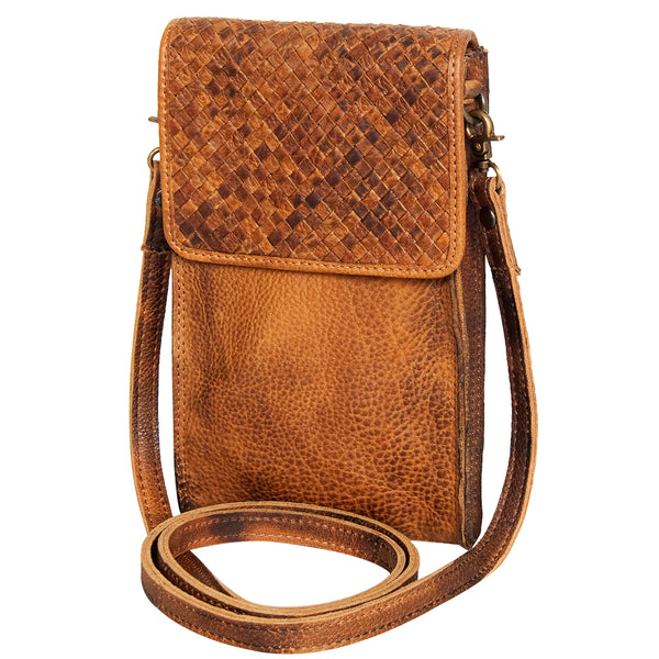 LC-NMBGM134 Cell phone Holder Genuine Western Leather Women Bag