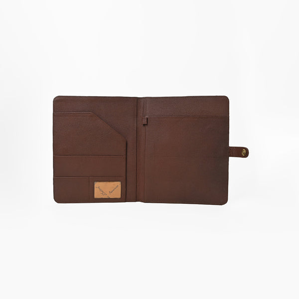 ADBG1040 American Darling Hair-on Cowhide & Floral Tooled Leather Western Portfolio